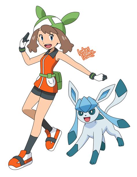 pokemon anime may sun and moon style 2 by lukasthadeuart on deviantart