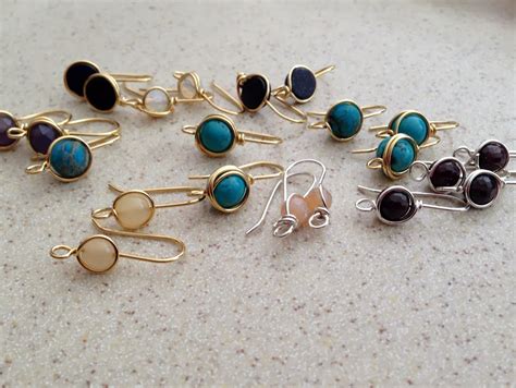 Lisa Yang Jewelry Free Projects And Patterns Handmade Earwires With Gemstone Beads