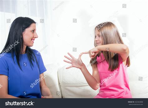 Smiling Deaf Girl Learning Sign LanguageẢnh Có Sẵn332463008 Shutterstock