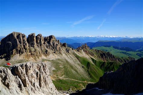 Wonderful Dolomite Mountains Scenry Alpine Landscape Great View