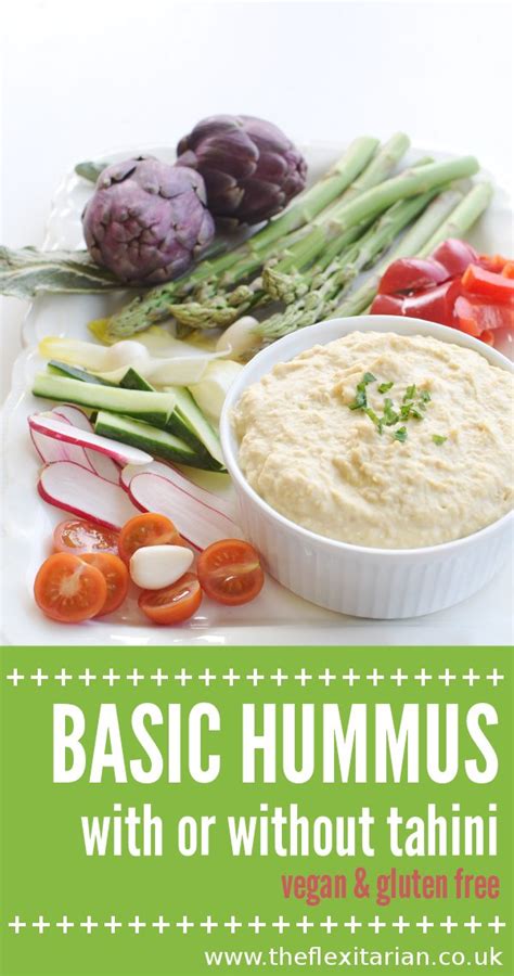 Check spelling or type a new query. Basic Hummus With or Without Tahini vegan [gluten free ...