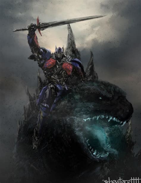 Badass Godzilla Godzilla Wallpaper Transformers Transformers Movie