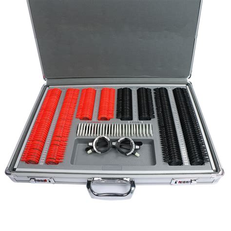 266 Pcs Optical Lens Optometry Rim Case Kit Free Optometry Test Trial