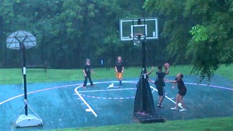 hook we used to play out in the rain. Playing basketball in the rain, SMDH!! - YouTube