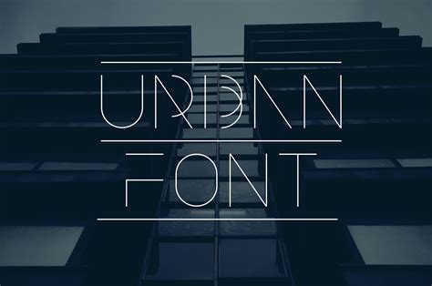 Urban Font On Behance