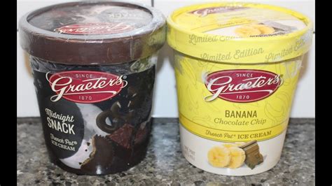 Graeters French Pot Ice Cream Midnight Snack And Banana Chocolate Chip