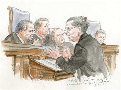 sketches of doma oral arguments art lien courtartist