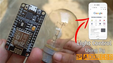 How To Control Light Using By Ip Address Nodemcu Project Iot