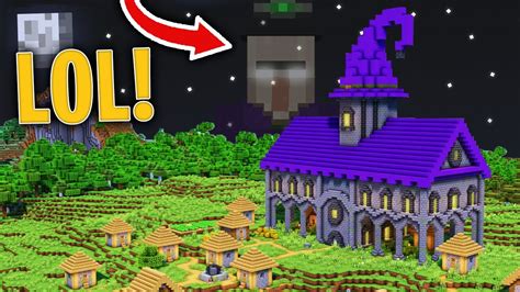 Encontramos Una Casa La Bruja En Una Aldea De Minecraft 118 😍 Youtube