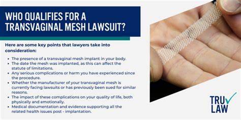 Update Transvaginal Mesh Lawsuit Trulaw