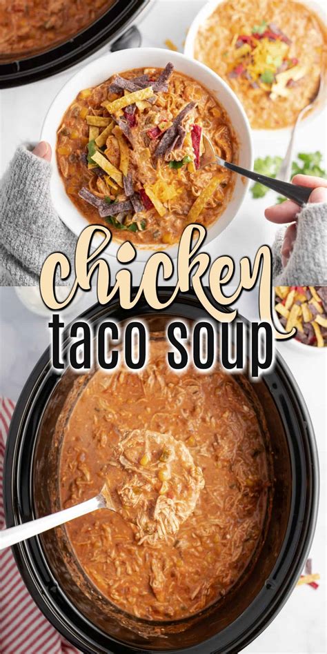 Chicken Taco Soup Recipe Shugary Sweets
