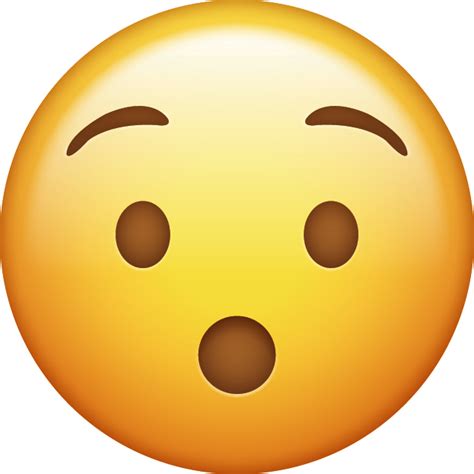 Emoji Clipart Suprised Emoji Suprised Transparent Free