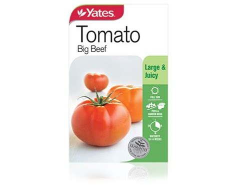 Tomato Big Beef Yates Seeds For Gardens
