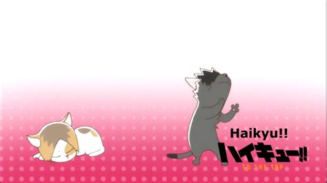 Haikyuu Season 4 To The Top 2nd Season Nekoma And Fukurodani Cat