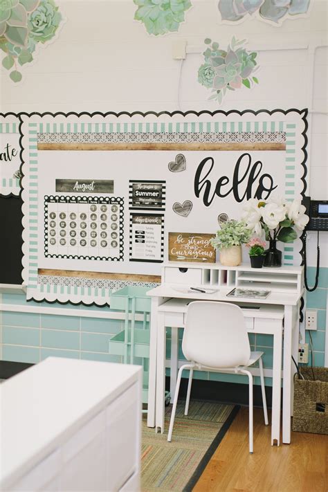 Simply Stylish Classroom Decorating Inspiration Kindergarten