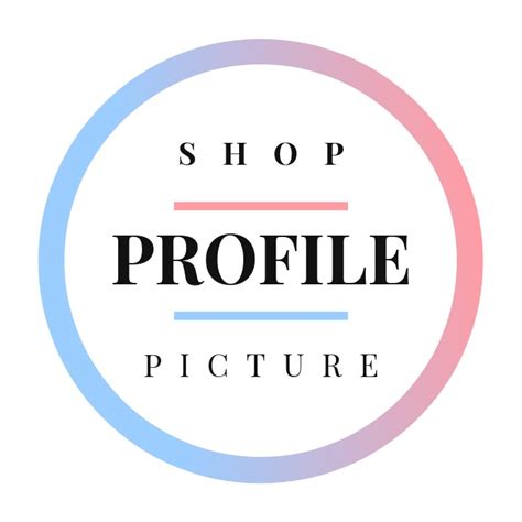 Instagram Shop Profile Logo Template Postermywall