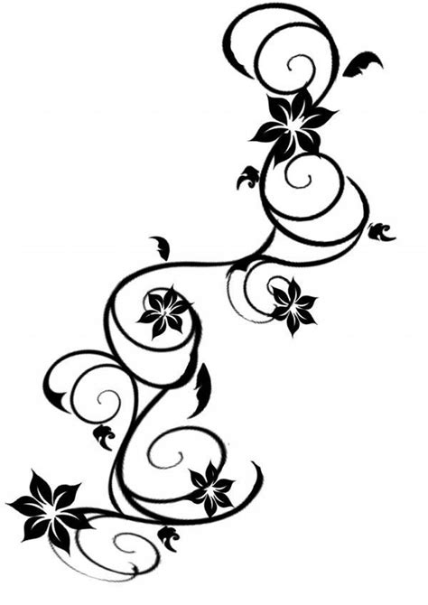 Floral Vine Design Clipart Best