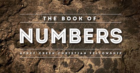 Through The Bible Numbers Athey Creek Christian Fellowship