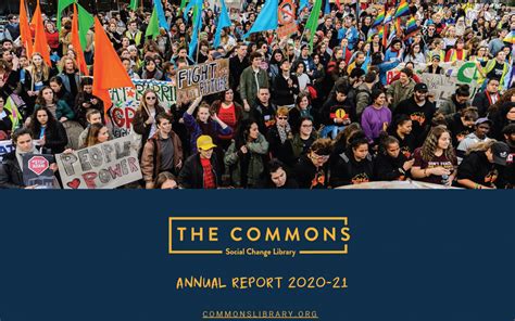 2020 2021 Commons Library Annual Report The Commons