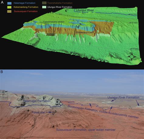 Geomorphologic And Geographic Information Of The Study Area A 3d