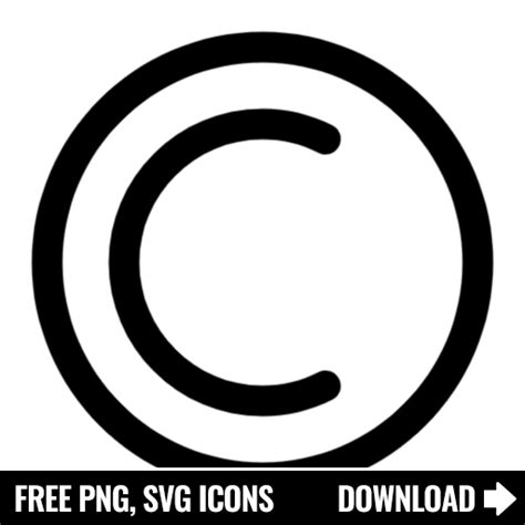 Free Copyright Svg Png Icon Symbol Download Image