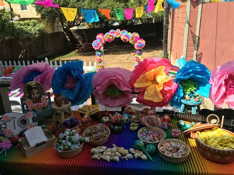 Mexican Fiesta Candy Table Set Up Candy Table Table Set