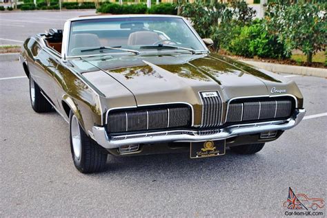 Very Nice Very Rare 1970 Mercury Cougar Xr7 Convertible 351 4b No