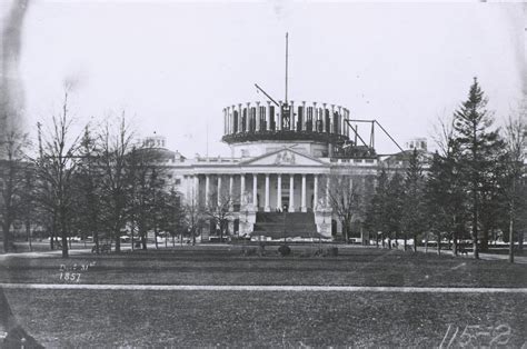 Us Capitol Building Under Construction Bastrend