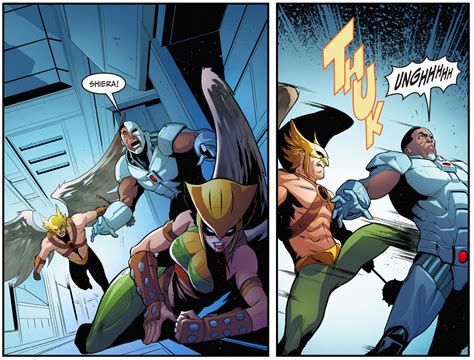 Cyborg Vs Hawkman Injustice Gods Among Us Comicnewbies