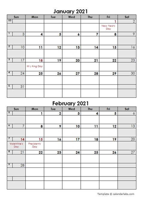 Printable 2021 Word Calendar Templates Calendarlabs Images