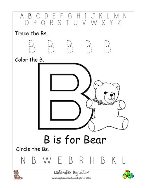 Free Printable Find Letter B Tracing Worksheets Dot To Dot Name