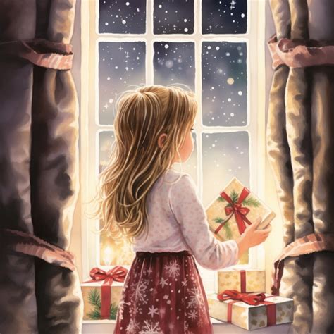 Christmas Girl Child Holiday Art Free Stock Photo Public Domain Pictures