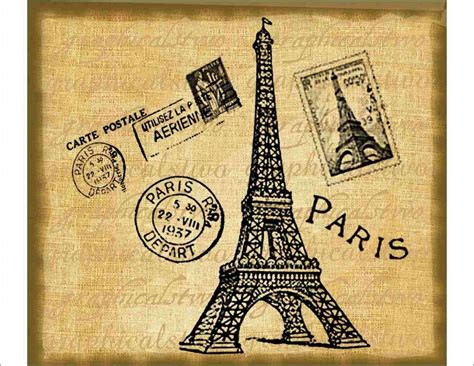 Imagenes Para Sublimar Paris Ephemera Vintage Paris Eiffel Tower