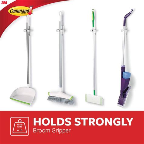 We did not find results for: 3M Command Broom Mop Stick Gripper Holder 17007 Hang ...