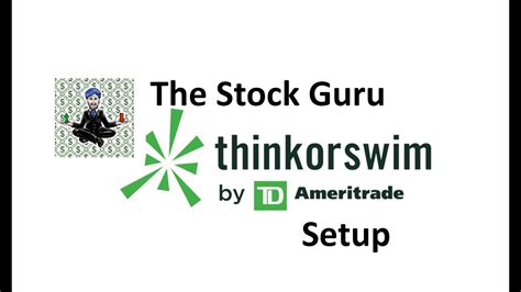 Get instant access to a free live streaming chart of the td ameritrade holding corporation stock. How to Setup Think Or Swim Platform for TD Ameritrade - YouTube