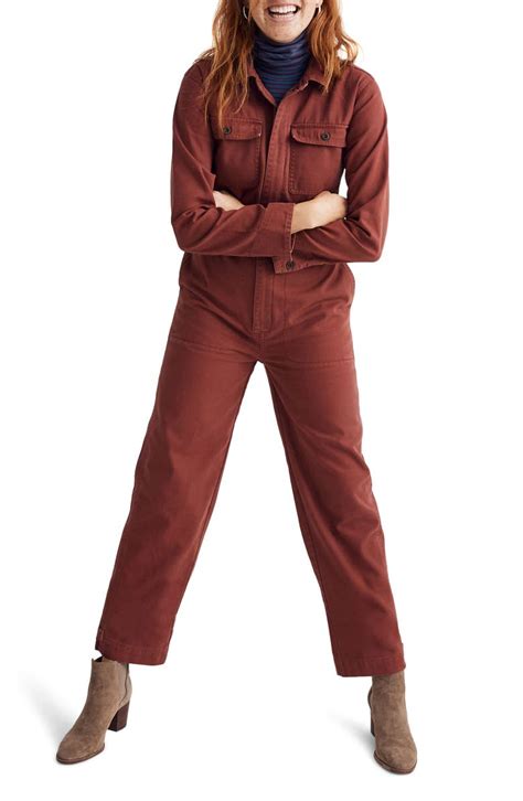 Madewell Straight Leg Coverall Jumpsuit Nordstrom