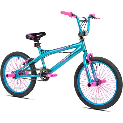 Kent Bicycles 20 Girls Trouble Bmx Bike Aqua And Pink