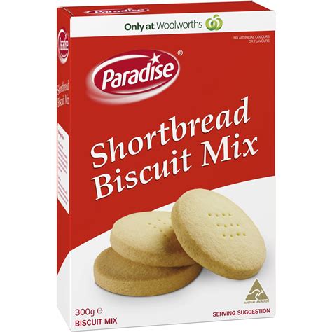 Paradise Shortbread Biscuit Mix 300g Woolworths
