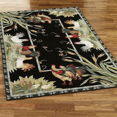 Rooster Kitchen Rugs Creating a Country Kitchen Nuance – HomesFeed
