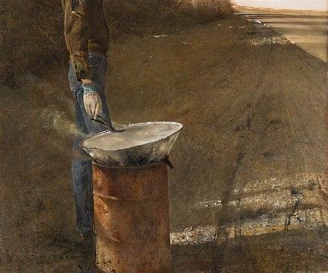 Andrew Wyeth Roasted Chestnuts Tempera On Panel