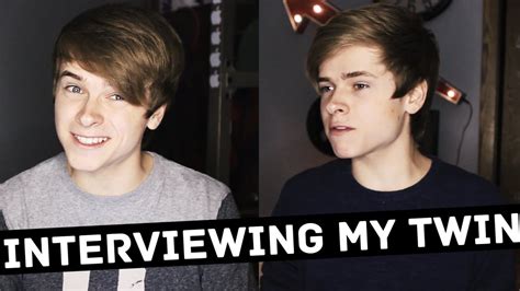 Interviewing My Twin Brother Youtube