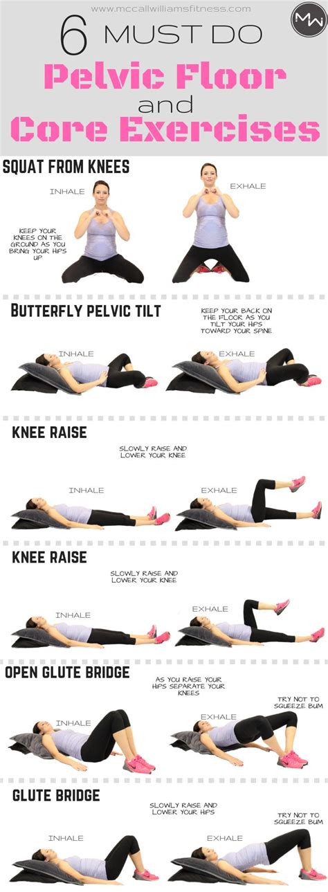 6 Must Do Pelvic Floor And Core Exercises During Pregnancy Post Pregnancy Workout Post Partum