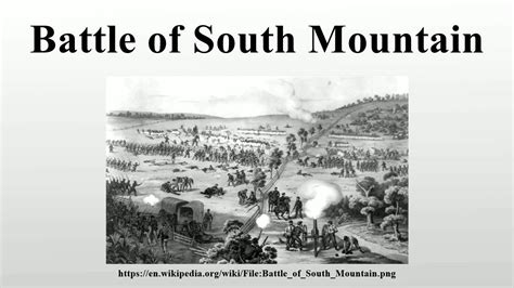 Battle Of South Mountain Youtube