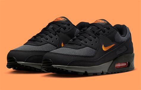 Nike Air Max 90 Black Safety Orange Dx2656 001 Where To Buy Fastsole
