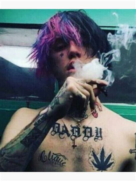 Lil Peep Posters Lil Peep Partying Smoking Aesthetic Poster Rb1510