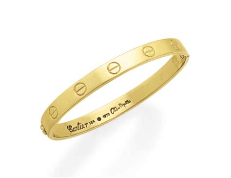 A Gold Love Bangle Bracelet By Aldo Cipullo Cartier Christies