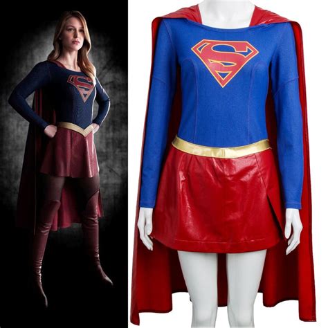 Superhero Supergirl Kara Zor El Danvers Costume Cosplay Ladies Wonder