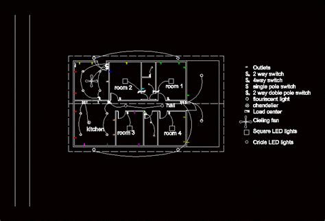 Electrica House Plan Dwg Plan For Autocad Designs Cad