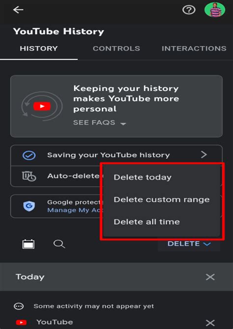 Delete Youtube History How To Delete Youtube Search And Watch Histories