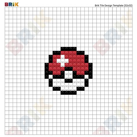 Beautiful Cute Pixel Art Grid 32x32 For Your Projects